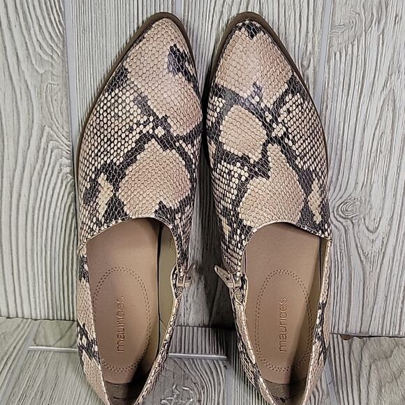 Maurices Amanda Snakeprint Slip On Ankle Boots Womens Size 8 - Picture 6 of 13